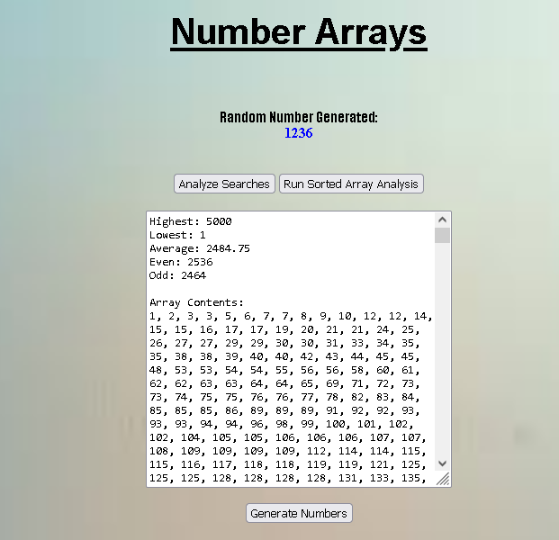 Array Upgrade II